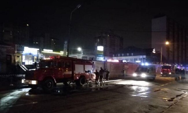 На Бальзака вночі палав ринок