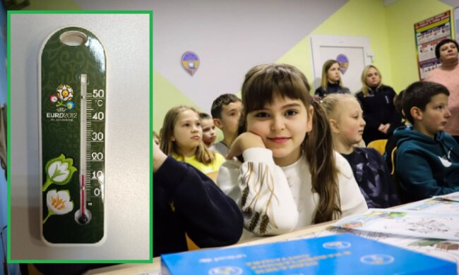 На Київщині поблизу Києва школярі навчаються за температури 13°С