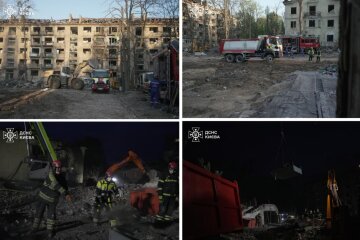 У Києві завершили пошуково-рятувальні роботи на місці атаки рф по житловому будинку Святошинського району