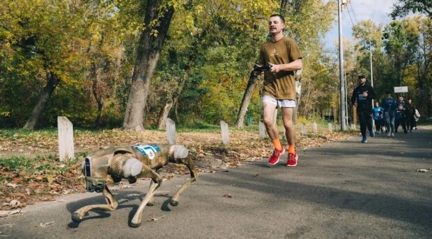 Робот-пес подолав дистанцію забігу Run4Victory на підтримку військових