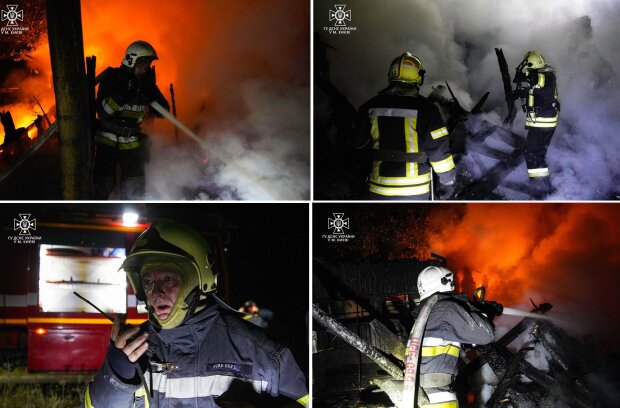 У Дніпровському районі ліквідували пожежу у приватному дерев'яному будинку