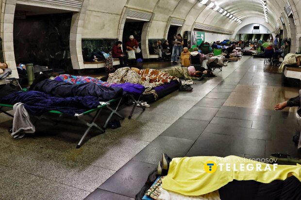 У столичному метро вночі, під час атаки, укривались понад 24 тисячі киян