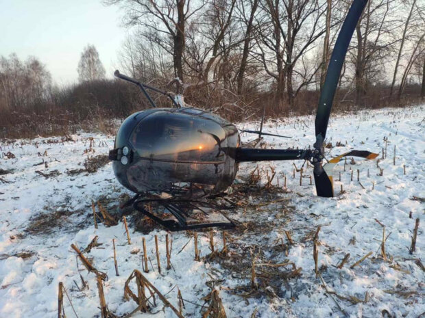 Під Борисполем впав вертоліт