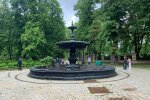 Маріїнський парк готується до прес-конференції Зеленського (фото)