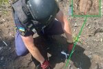 Мешканець Київщини копаючи "відшукав" протипіхотну гранату