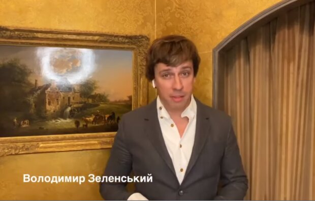 Максим Галкін записав пародію на опитування Зеленського до виборів (відео)