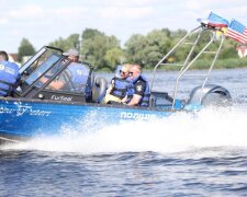 Відбувся спуск на воду п'яти катерів водної поліції Київщини