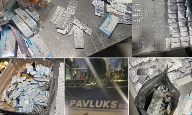 На кордоні затримали киянку, що пробувала перевезти до Україну понад 1100 нарковмістних таблеток