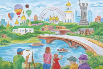 Дитячі малюнки замість реклами: як школярі прикрасили столицю!