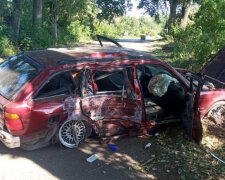 На Київщині автомобіль BMW врізався в дерево, загинув пасажир