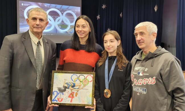 У столичному ліцеї провели зустріч з олімпійською чемпіонкою Іриною Геращенко