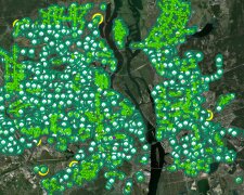 У Києві створюють онлайн-мапу зелених насаджень — вже оцифрували понад 200 тис. дерев