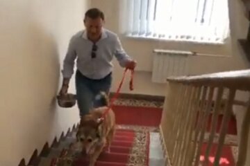 Ляшко привів в Раду собаку