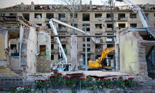 У Святошинському районі завершили ліквідацію наслідків ракетного удару — глава КМВА