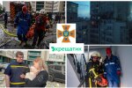 Ліквідація наслідків ворожої атаки у Солом'янському районі Києва - інформація від ДСНС