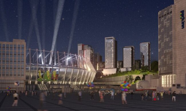 Замість басейну біля Олімпійського стадіону побудують розкішний ЖК