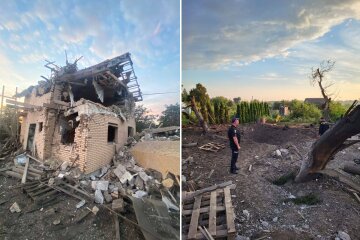 Пошкоджені будинки і поранені - наслідки ворожої атаки на Київщину 27 серпня