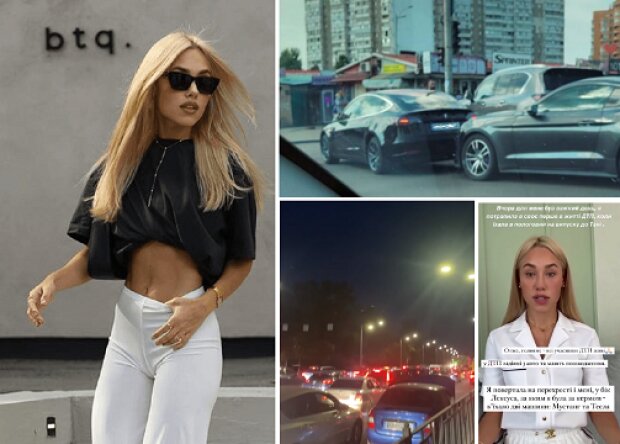Блогерка Даша Квіткова за кермом Lexus LX спровокувала масштабну ДТП у Києві