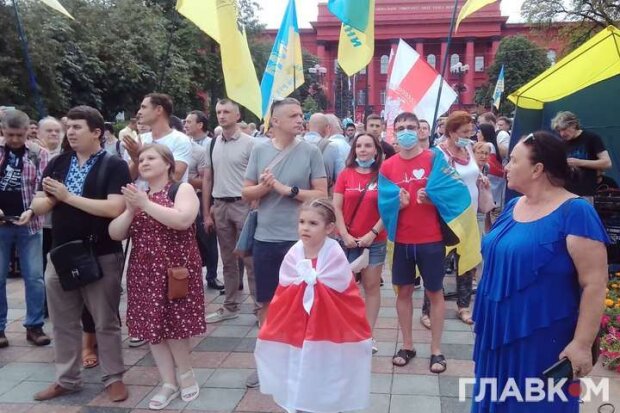 У Києві відбувається акція проти диктатури Лукашенка