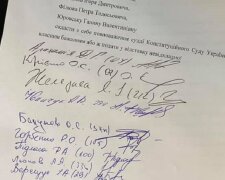 Слуги почали збирати підписи із закликом до суддів КСУ піти у відставку