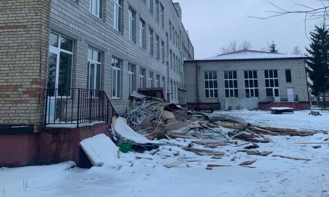 У Київській області проходить відновлення ліцею коштом Фонду ліквідації наслідків збройної агресії