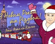 Дід Мороз-Кличко привітав киян новорічним мультиком