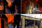 У Вишгороді Київській області загорілась лазня - вогонь перекинувся на сусідні будівлі