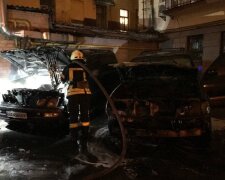 У Києві екс-нардепа спалили Lexus: поліція знайшла залишки паливної суміші