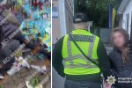 На Майдані Незалежності неадекватна жінка здійснила наругу над Меморіалом Пам'яті загиблим Героям