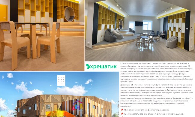 У Києві відкрили родинний дім "Дача" для проживання сімей з важкохворими дітьми
