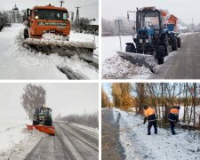 На Київщині дороги посипають протиожеледними сумішами та очищають від снігу, — КОВА