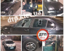 У Києві на ДВРЗ невідомі обстріляли маршрутку з пасажирами