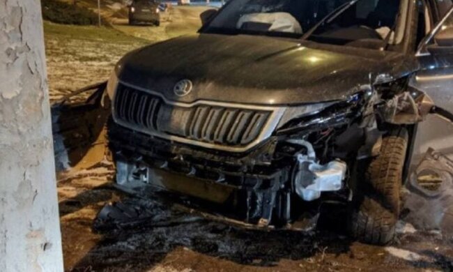Вагітна розбилася в ДТП в центрі Києва