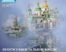 Історичні об’єкти Києва та Львова внесли до списку ЮНЕСКО