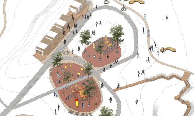 У Смородинському парку столиці почались капітальні оновлення