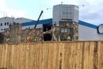 На Троєщині почали зносити ТЦ “Сіріус”