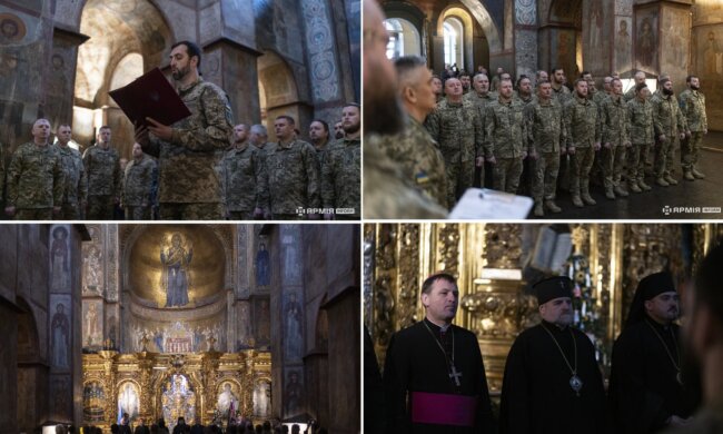 У Софіївському соборі в Києві відбувся черговий військових капеланів