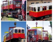 Столиця України отримала ще 6 вагонів від варшавського метрополітену