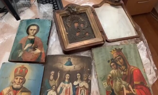 З України намагались вивезти унікальні старовинні ікони (відео)