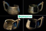 У Києві археологи знайшли глиняний ліпний кухоль скіфської доби