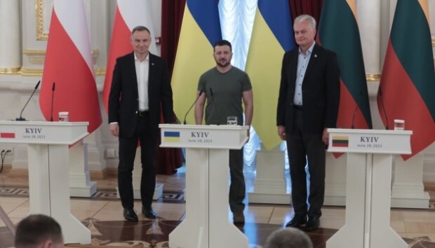 Президент України у Києві зустрівся з президентами Польщі та Литви