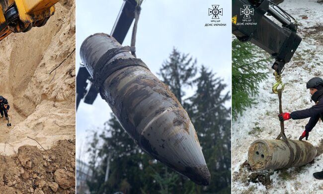 Піротехніки ДСНС у Шевченківському районі Києва знешкодили бойову частину ракети "Кинджал" (фото)