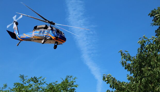 Над Києвом із вертольоту не розпилюють хімію: СБУ спростував фейк