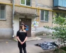 Житель Солом’янського району загинув при падінні з вікна (відео)