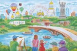 Дитячі малюнки замість реклами: як школярі прикрасили столицю!