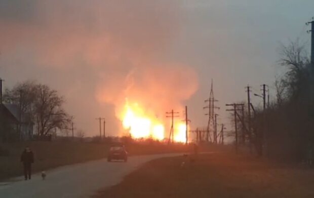 У Полтавській області стався вибух на газопроводі (відео)