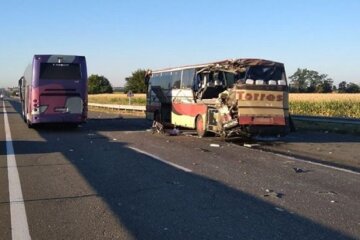На трасі Київ-Одеса зіштовхнулись пасажирські автобуси: є загиблі та травмовані