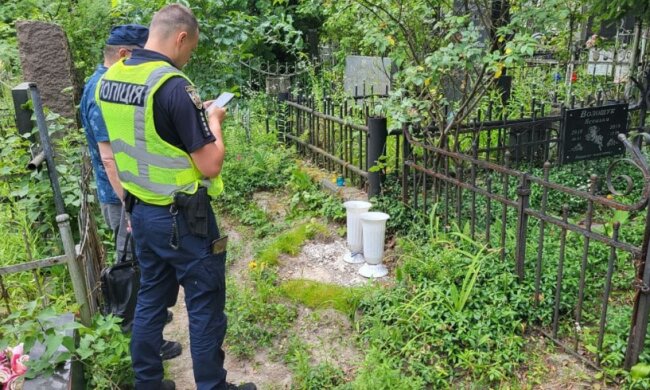 Після руйнування вандалами погруддя Міхновського, було вкрадено меморіальний знак - поліція розпочала справу