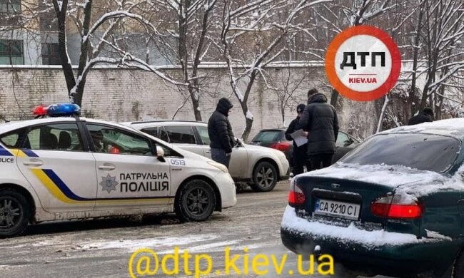 У Києві зіткнулися дев’ять автомобілів