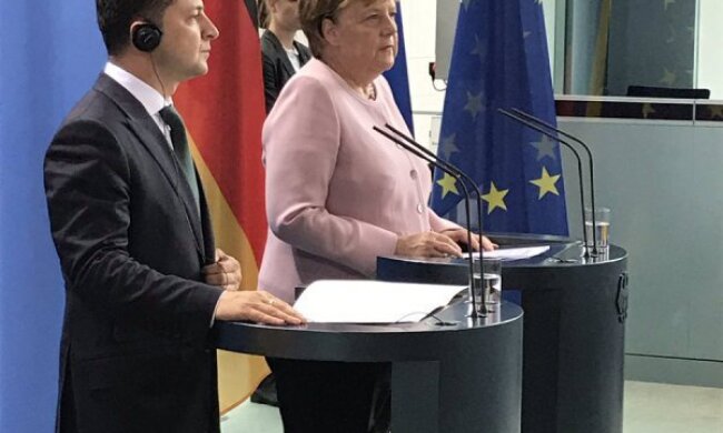 Зеленський у Німеччині: Агітуєте за зняття санкцій із Росії – відвідайте Донбас